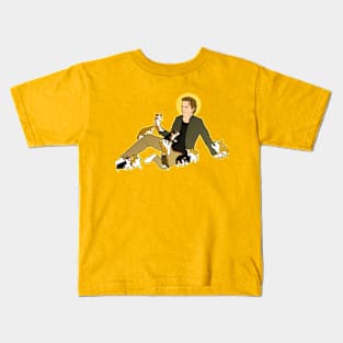 Gabriel with corgis Kids T-Shirt